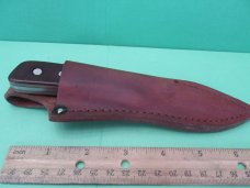 Schrade Old Timer Brown Saw Cut Delrin Handle Fixed Blade Pattern # 156OT