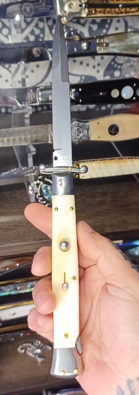 FRANK BELTRAME 11INCH SWINGUARD WITH WHITE BONE