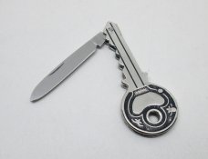 Vintage PAUL A. HENCKELS Key Shaped Folding Pocket Knife Solingen Germany