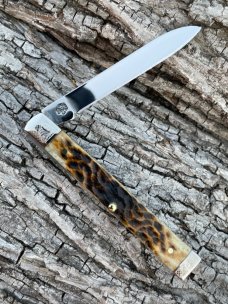 CASE XX ** ENCYCLOPEDIA SET ANTIQUE GREEN DOCTORS KNIFE