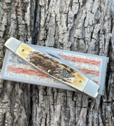 CASE XX ** ENCYCLOPEDIA SET STAG 75 PATTERN