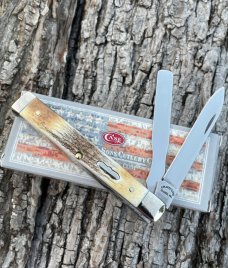 CASE XX ** ENCYCLOPEDIA SET STAG DOCTORS KNIFE