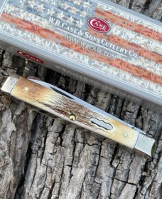 CASE XX ** ENCYCLOPEDIA SET STAG DOCTORS KNIFE