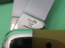 Hen Rooster Yellow Stockman Pattern # 413Y