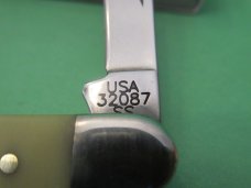 Case XX 2001 Yellow Handle Pen Pattern # 32087 SS