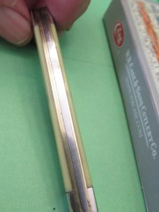 Case XX 2001 Yellow Handle Pen Pattern # 32087 SS