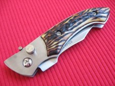 New Old Stock 2000's Asian Coil Spring Switchblade Knife