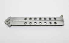 Vintage Stainless Steel Butterfly / Balisong Folding Knife - Pakistan