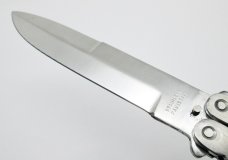 Vintage Stainless Steel Butterfly / Balisong Folding Knife - Pakistan