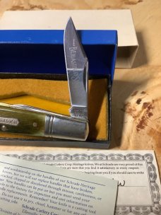 Schrade Heritage Series green Barlow