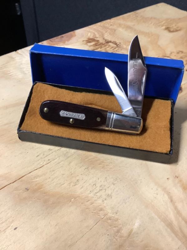 Schrade Heritage series brown bone barlow Schrade Heritage series brown bone barlow