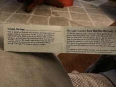 Schrade Heritage series brown bone barlow