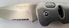 VINTAGE  AUTO RELEASE SWITCHBLADE KNIFE 7.5" TOTAL 4.5" ALLOY HANDLE 3" BLADE