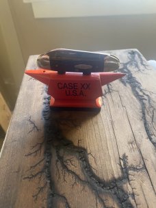 Case xx display anvil with magnets