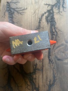 Case xx display anvil with magnets