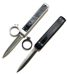 Pair of Tomb Raider OTF Knives