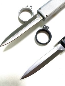Pair of Tomb Raider OTF Knives