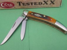 Case XX 2008 Tiny Texas Toothpick Autumn Barnwood Bone Pattern #620096 SS