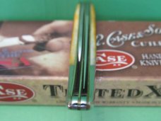 Case XX 2008 Tiny Texas Toothpick Autumn Barnwood Bone Pattern #620096 SS