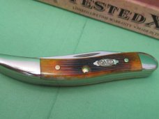 Case XX 2008 Tiny Texas Toothpick Autumn Barnwood Bone Pattern #620096 SS