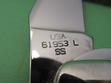 Case XX 2002 Purple Bone RussLock Pattern # 61953L SS