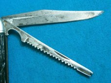 VINTAGE COLONIAL PROV USA TRAPPER FOLDING POCKET TOOTHPICK TICKLER KNIFE KNIVES OLD