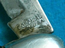 VINTAGE COLONIAL PROV USA TRAPPER FOLDING POCKET TOOTHPICK TICKLER KNIFE KNIVES OLD
