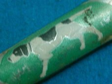 VINTAGE IMPERIAL USA FANCY DOG HOUND HUNTING FOLDING POCKET TOOTHPICK TICKLER FISH KNIFE KNIVES OLD