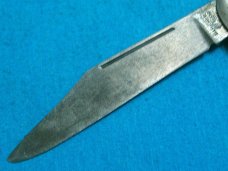 VINTAGE FANCY HANDLE HAMMER BRAND NAKED NUDE RISQUE FOLDING POCKET TOOTHPICK FISH KNIFE KNIVES OLD