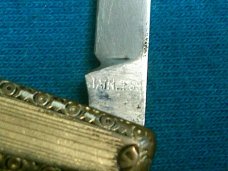 VINTAGE STAINLESS EQUAL END POCKET WATCH FOB PEN JACK FOLDING POCKET KNIFE KNIVES OLD