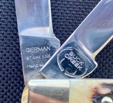 Buffalo & Buck Creek  Genuine Stag Doctors Knife Made In Germany Buf-875 DS