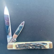 Buffalo & Buck Creek  Genuine Stag Doctors Knife Made In Germany Buf-875 DS