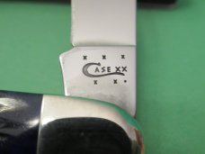 Case XX 2014 Blue Bone Muskrat with USA Shield 