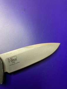 Benchmade 5500 AUTO Mini Presidio 2.97" Satin Plain Blade, Black Aluminum Handles