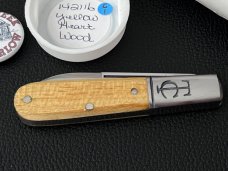 Great Eastern Cutlery GEC SFO Charlie Campagna Lick Creek Barlow 142116 in Yellow Heartwood NIT
