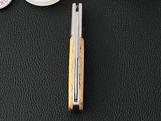 Great Eastern Cutlery GEC SFO Charlie Campagna Lick Creek Barlow 142116 in Yellow Heartwood NIT