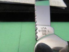 Case XX Select 2011 Moss Green Copperlock Pattern # 61549L SS