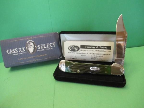 Case XX Select 2011 Moss Green Copperlock Pattern # 61549L SS Case XX Select 2011 Moss Green Copperlock Pattern # 61549L SS