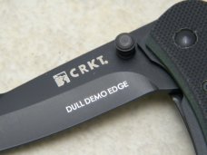 Columbia River Knife & Tool CRKT Badger Gallagher Design Linerlock Knife - Dull Demo Edge