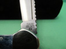Case XX Select 2010 Mediterranean Blue Mini Copperlock Pattern # 61749L SS
