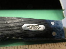 Case XX Select 2010 Mediterranean Blue Mini Copperlock Pattern # 61749L SS