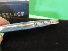 Case XX Select 2010 Mediterranean Blue Mini Copperlock Pattern # 61749L SS