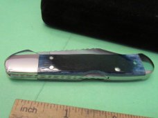Case XX Select 2010 Mediterranean Blue Mini Copperlock Pattern # 61749L SS