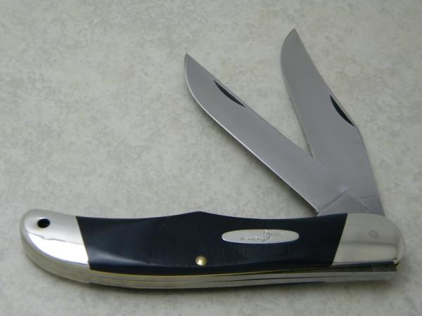 Buck 317 USA Black Saw Cut Delrin Trailblazer Folding Hunter Knife c.Pre-1986