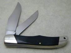 Buck 317 USA Black Saw Cut Delrin Trailblazer Folding Hunter Knife c.Pre-1986