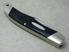 Buck 317 USA Black Saw Cut Delrin Trailblazer Folding Hunter Knife c.Pre-1986