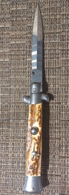 MINT FRANK BELTRAME SWIVEL BOLSTER WITH STAGG HORN 4MM