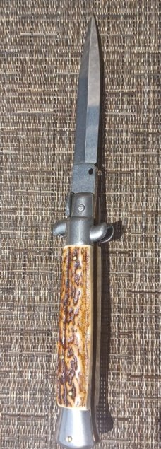 MINT FRANK BELTRAME SWIVEL BOLSTER WITH STAGG HORN 4MM