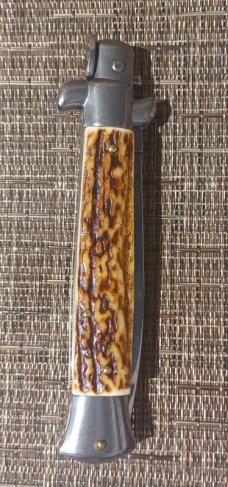 MINT FRANK BELTRAME SWIVEL BOLSTER WITH STAGG HORN 4MM