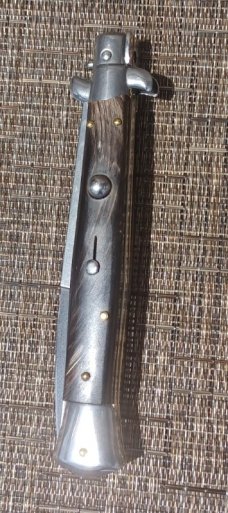 MINT FRANK BELTRAME 11INCH SWIVEL BOLSTER WITH BEAUTIFUL BRAZILIAN HORN 
